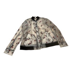 Disney Parks Mickey Mouse Transparent Snap Rain Jacket Large